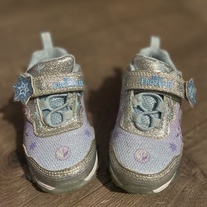 Disney | Girls light blue and purple light up sneakers | Toddler Size 6